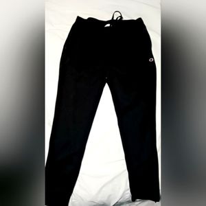 Black Champion L/G Sweat Pants/Joggers